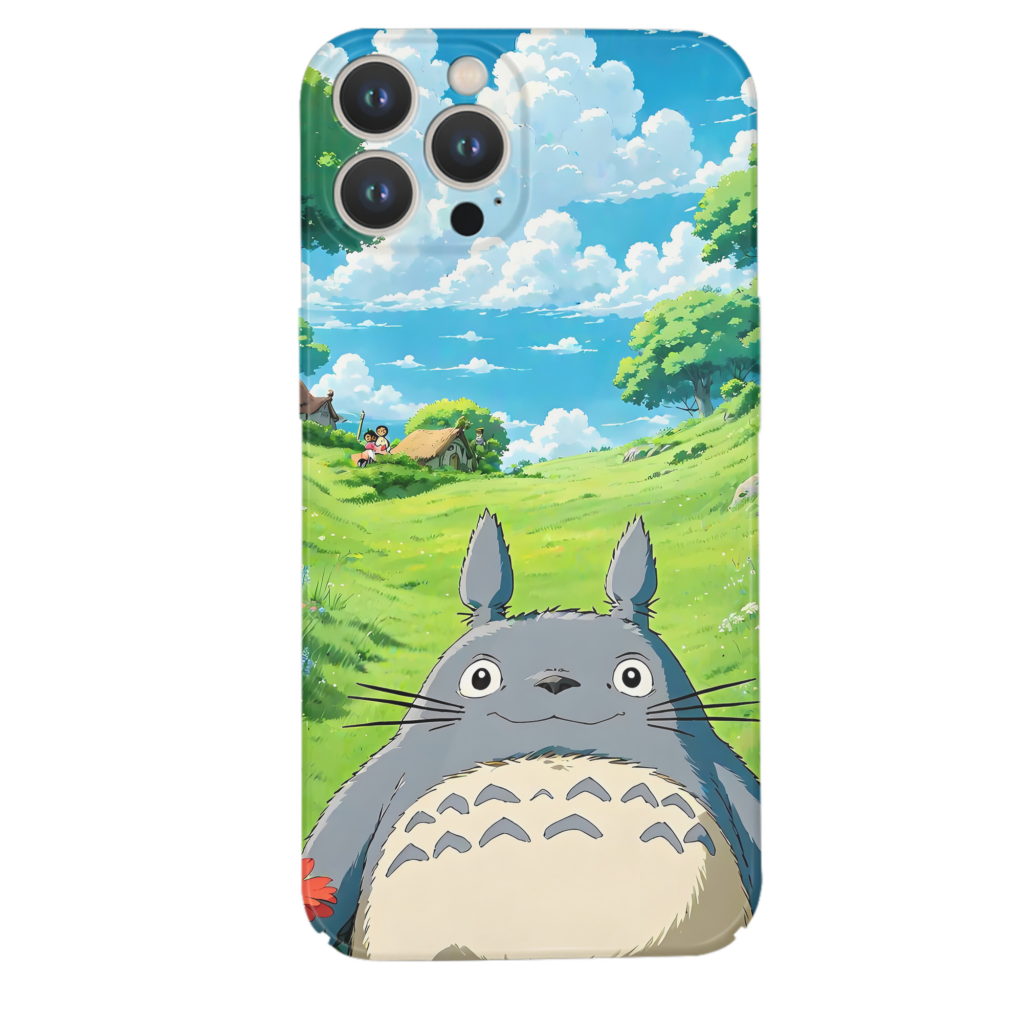 （画像用） となりのトトロ 草壁メイ 草壁サツキ My Neighbor Totoro Satsuki Kusakabe Mei Kusakabe 【iPhone 14シリーズ対応】ハードケース